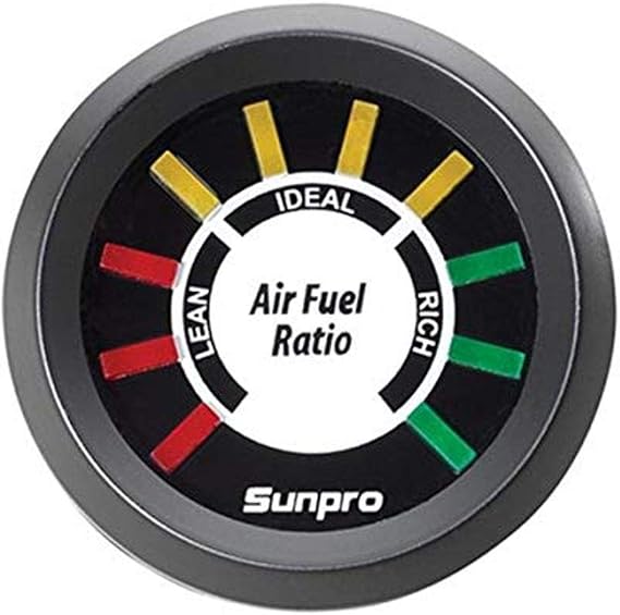 Sunpro CP8210 Electrical Air Fuel Ratio - Black Panel