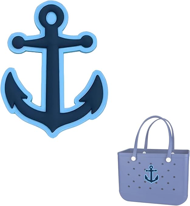 Charms for Bogg Bag Accessories, Bogg Bag Charms for Beach Tote Rubber Beach Bag Accessories,Insert Decorative Letter for Handbag Beach Tote Bag