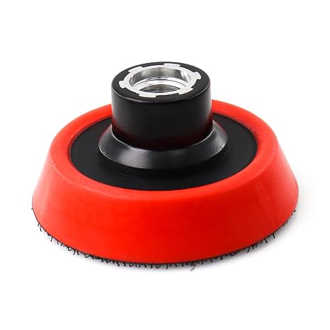 3 Inch Backing Pads Hook Loop Backer Pads with 5/8-11Thread for Angle Grinder Buffer Pads 2pcs