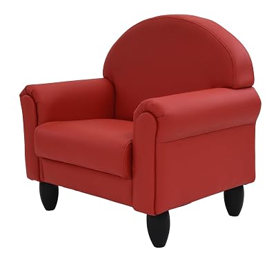 Childrens Factory As We Grow Toddler Chair, Red, CF805-196, Flexible Seating for Daycare or Preschool, Kids Reading Chair, Playroom Furniture