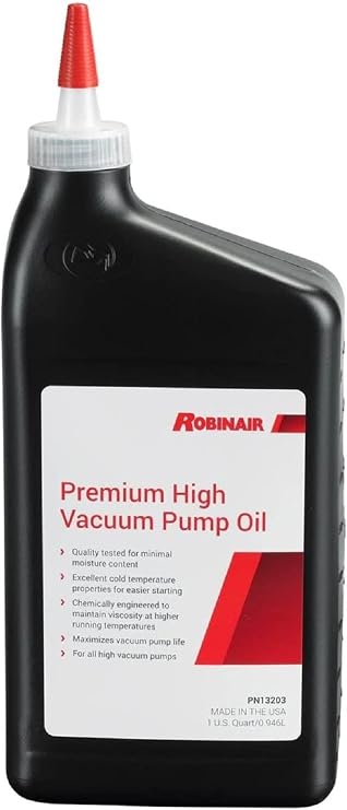 Robinair 13203 Premium High Vacuum Pump Oil