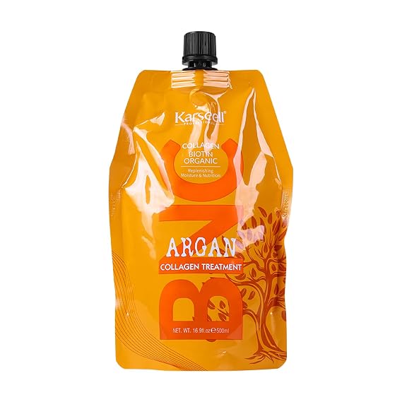 Karseell Hair Treatment Conditioner, 16.9 Fl Oz (500ml) - Deep Repairing with Argan Oil & Keratin for Dry, Damaged, Curly, Bleached Hair