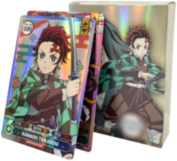 50 pcs Demon Cards, Demon Trading Cards, Anime Cards Postcard | Collectable Birthday Gift for Anime Fans