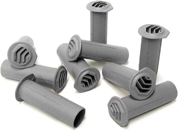 10 x Grey Drill Weep Vents Round Vent Cavity, Rendered Walls, Retaining Wall