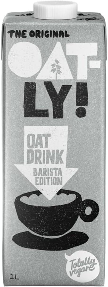 Oatly Oat Drink Barista Edition 1L | Suitable for vegetarians | (3 Packs)