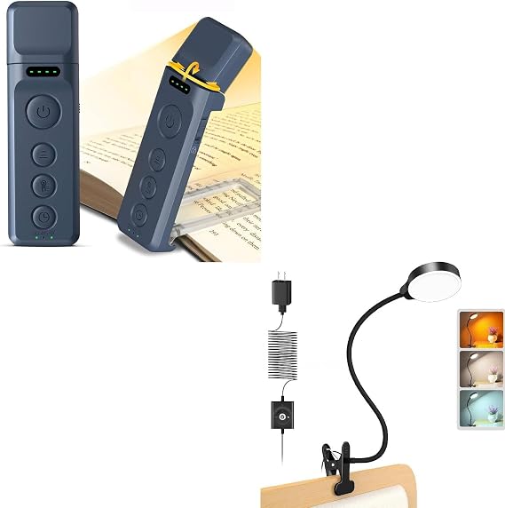 Glocusent A28 Book Lights Bundle 5W Clip on Light