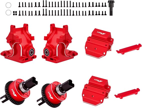 42T 15T Differential Diff Gearbox Kit for Arrma 1/7 Limitless Fireteam Infraction Mojave 6S 1/8 Typhon Kraton Outcast Talion Notorious 6S BLX & EXB Series Upgrades Part