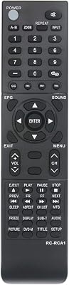 RC-RCA1 Replacement Remote Control fit for RCA TV LED39B45RQ 46LB45RQ 26LA30RQD RE20QP80 32LA30RQ LED42C45RQ 46LB45RQ 32LA30 46LB45RQ LED46A55R120Q 42PA30RQ RE20QP80 WD12143 WD12101 WD12372 WD11392