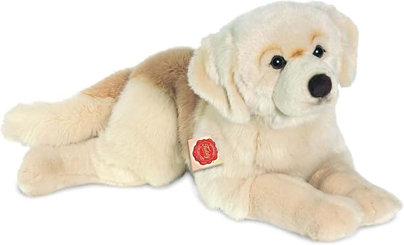 Teddy Hermann 92760 Golden Retriever Dog 60 cm Cuddly Toy Lifelike design lovingly crafted details from 18 months washable filling with recycled polyester