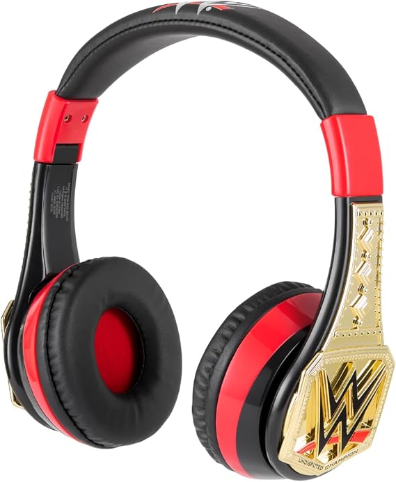 WWE Bluetooth Headphones for Kids, Wireless Headphones for School