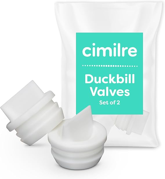 Valves, Spare Duckbill Valve Pump Parts for Cimilre Breast Shield, Breast Pump Replacement Parts (Set of 2)