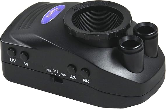 Regula 1019 Magnifier with 10x Magnification, UV Light, and IR Detection