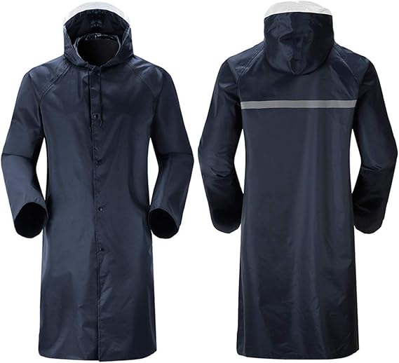 Rain Coat for Mens Ponchos with Hoods Rainwear Waterproof Rain Jacket Lightweight Raincoats Windbreaker for Men Women