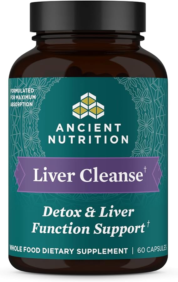 Ancient Nutrition Liver Detox Capsules, for Optimal Liver Support