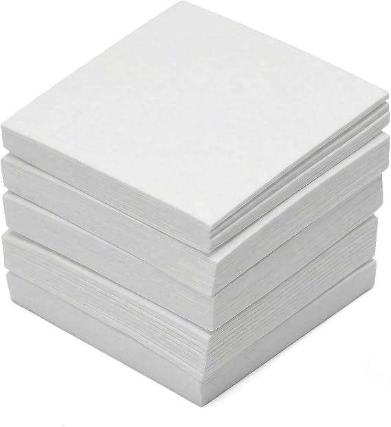 100 Sheets Microwave Kiln Shelf Paper for Glass Fusing, 4.7 Inch Ceramic Fiber Paper Insulation Ceramic Fiber Blanket