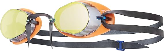 TYR Socket Rockets 2.0 Racing Swim Goggles - Adult Goggles, Unisex, Anti-Fog, UVAUVB Protection, Watertight, Mirrored