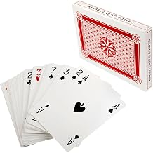 Gigantic Playing Cards - Oversized Family Game Night Cards, Low Vision Accessible Deck for Casino Parties, Educational Tools and Adult Kids Entertainment