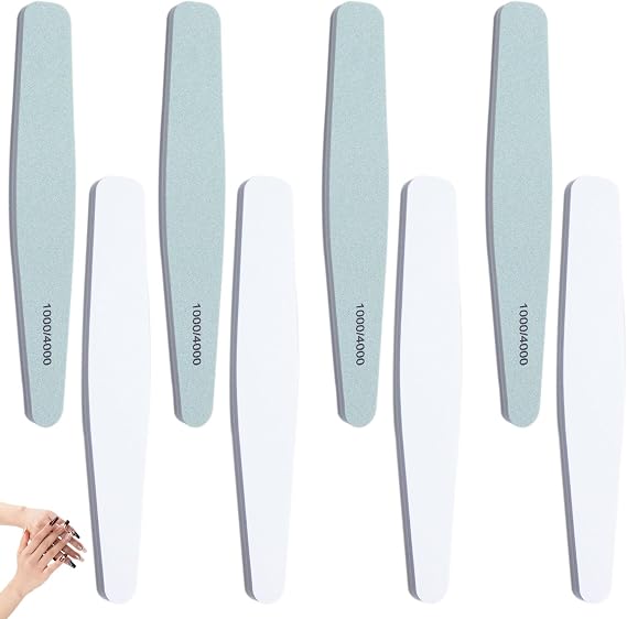 1000/4000 Grit Nail Buffing Block Professional Nail Buffer Fingernail Files