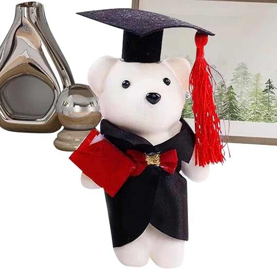 Graduation Bears Class Of 2025 Bouquet Making Supplies | Graduate Bear for Kindergarten, Preschool, Elementary, Middle School, High School, University, Teacher, Student, Photos, End