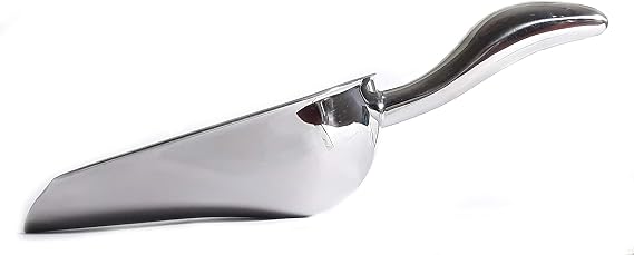 JBscoop Ice scoop, Small Metal Food Candy Scoop for Kitchen Bar Party Wedding 6 Ounces, 8.5 Inch
