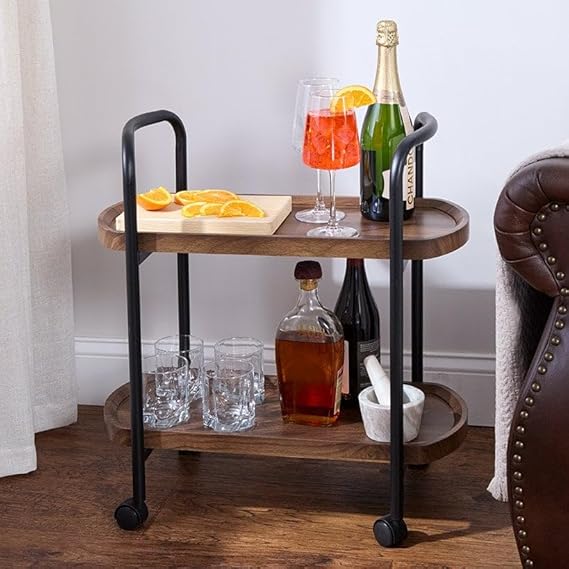 Lakeside Mobile Sofa Side Table