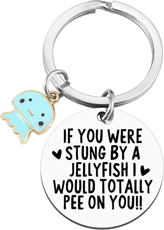 Friendship Gifts for Women Best Friend Keychain for Women Funny Friend Gifts For Women Girl Birthday Christmas (Blue)