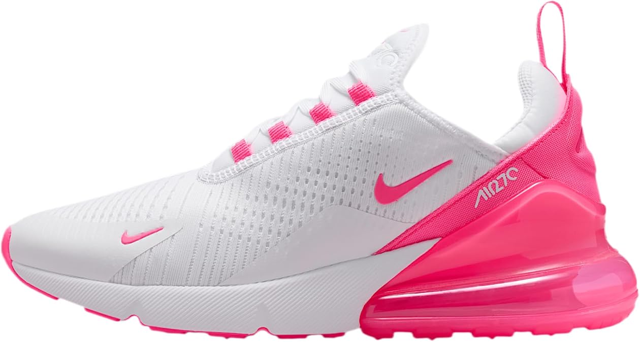 Nike Air Max 270 Women's Shoes (White/White/Hyper Pink)