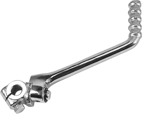 Trkimal Kick Starter Lever for Chinese 50cc 70cc 90cc 110cc 125cc YX 140cc 160cc Atomik CB CG 200cc 250cc Chinese Thumpstar Zongshen Lifan Pit Dirt Trail Bike Kickstarter (Silver, 13MM)