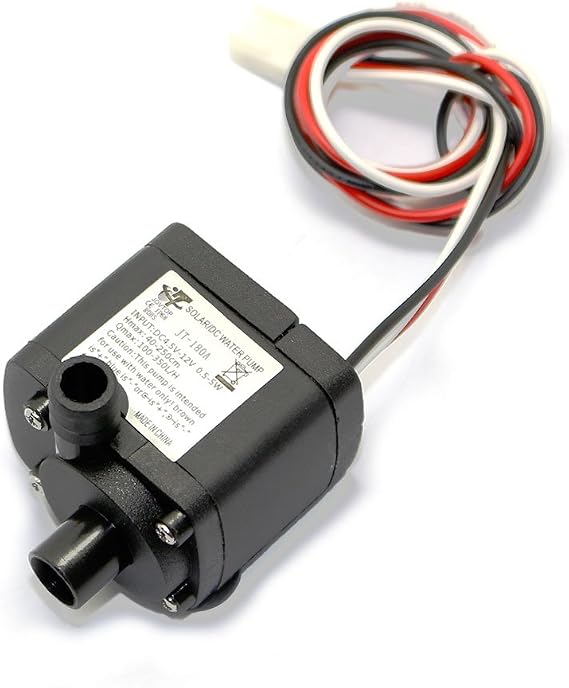 Jt-180a-12 Mini Brushless Water Pump Amphibious 0.5a 6w Submersible Pump With 3P Cables