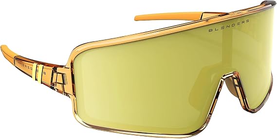 Blenders Eyewear Eclipse Polarized Sunglasses Wrap-Around Lens 100% UV Protection For Men & Women