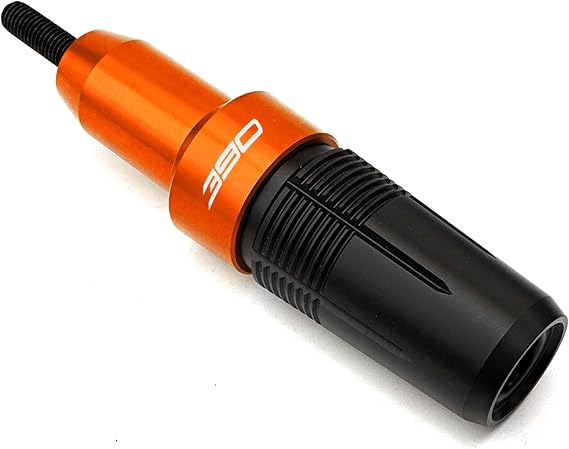 Motorcycle Exhaust Slider Compatible with 390 Adventure 390ADV Duk 390 RC 390 RC390 Falling Protection Crash Pad Sliders (Orange)
