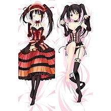 Date A Live Tokisaki Kurumi Anime Girl Dakimakura Hugging Body Pillow Case Cover 150cm X 50cm Peach SkinB