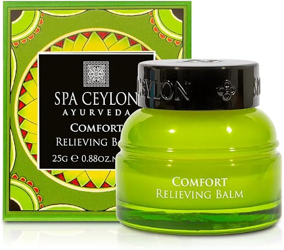 SPA CEYLON Comfort Relieving Balm | Eucalyptus, Lemongrass,Lemon, Natural Herbal Balm for Rapid Relief & Everyday Comfort | 25g