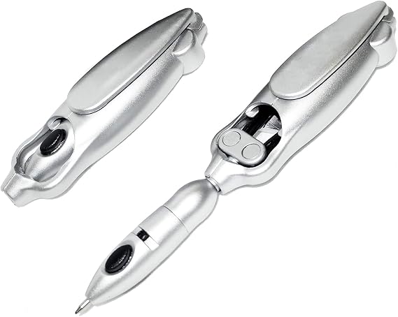 Transformers Pen Transforming Robotic Ballpoint Pen Robot 2007 Cool Silver