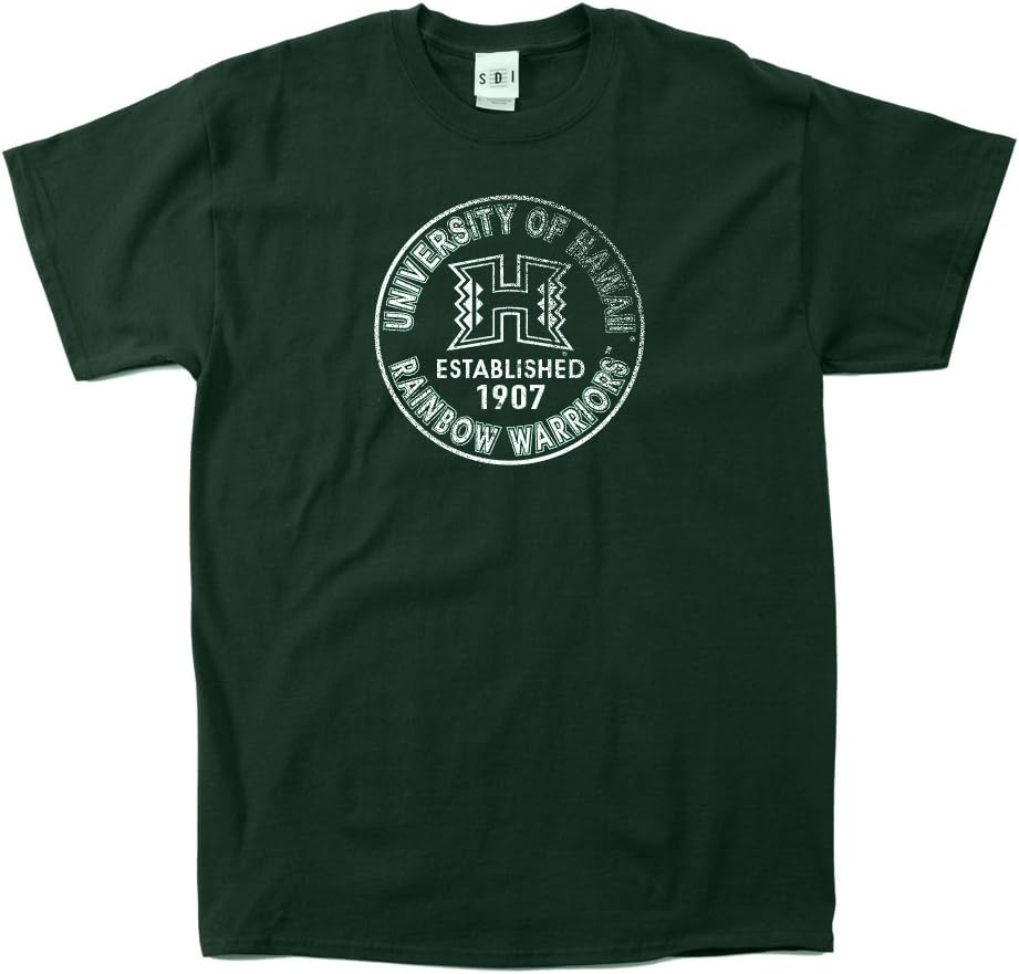 SDI mens Pre Shrunk Short Sleeve Tee sports fan t shirts, Forest, Medium US