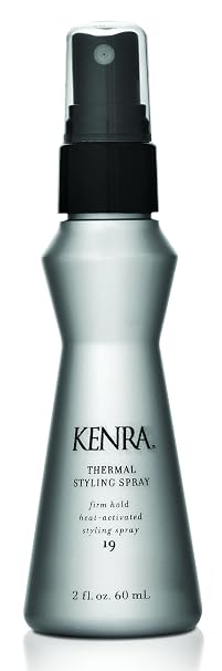 Kenra Thermal Styling Spray 19 oz | Firm Hold Heat-Activated Spray | Tames Frizz, Flyaways & Adds Shine | For All Hair Types