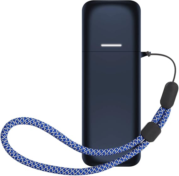 Protective Case Compatible with Soundcore by AnkerA30i and Charging Case Cover - Scratchproof, 360-Degree Shock Absorbing, Waterproof, and Drop-Proof with a Lanyard (Noon Blue+Blue Lanyard)