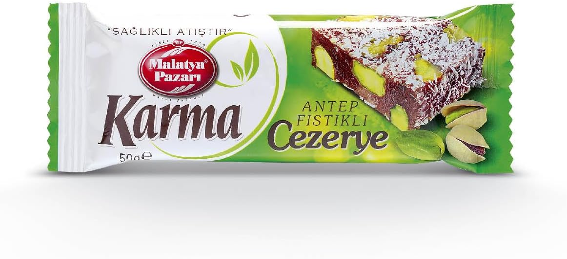 Malatya Pazarı Karma Antep Fıstıklı Cezerye 50 Gr