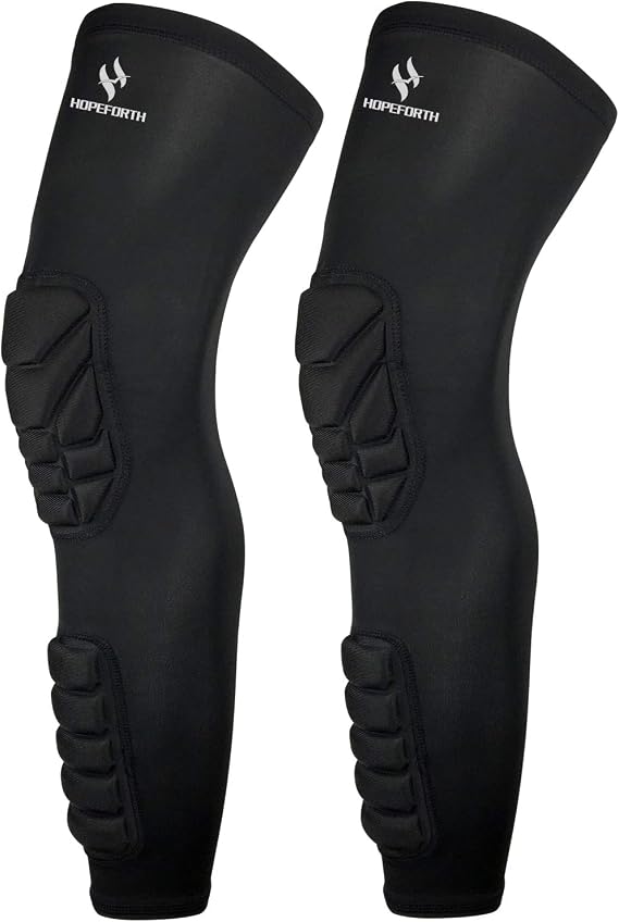 Knee Calf Padded 2 Pack Compression Leg Sleeve Shin Protective Support