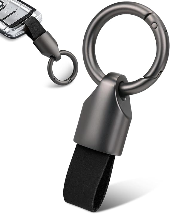 Car Key Chain Ring Clip, Small Key Fob Accessory with Keyrings Zinc Alloy Buckle