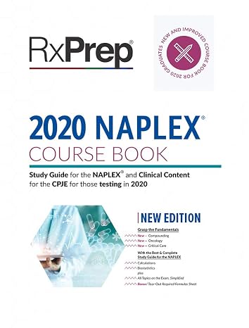 RxPreps 2020 Course Book for Pharmacist Licensure Exam Preparation