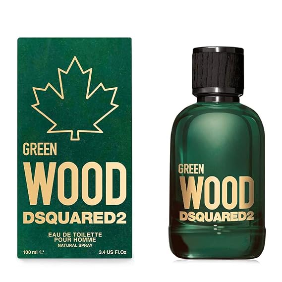 Dsquared2 Green Wood For Men Eau de Toilette Spray, 3.4 Ounce