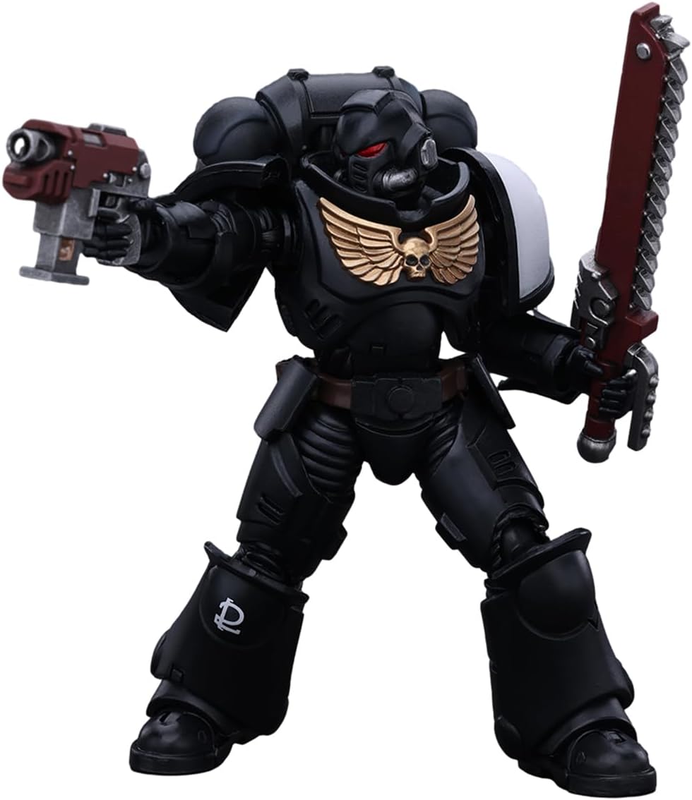 HiPlay Joytoy Warhammer 40000 118 Space Marines Black Templars Outriders Brother Valtus Action Figure Pre-Order Deposit