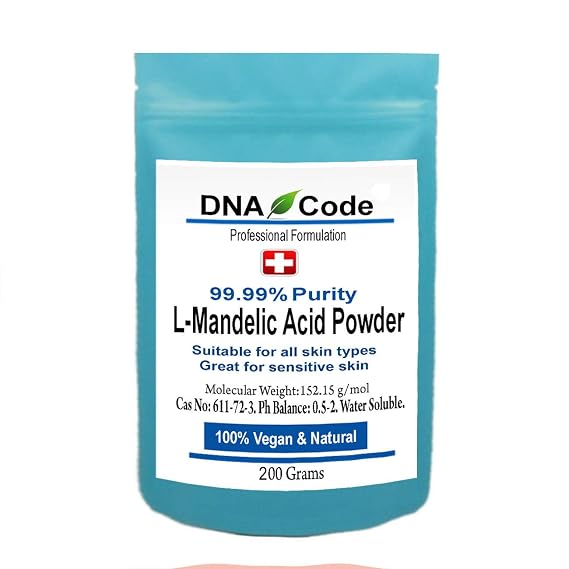 DIY Mandelic Acid Powder 99.9% Purity, Cosmetic Grade. Make Your Own Peel/Mask or add to Cream, Serum, Moisturizer...