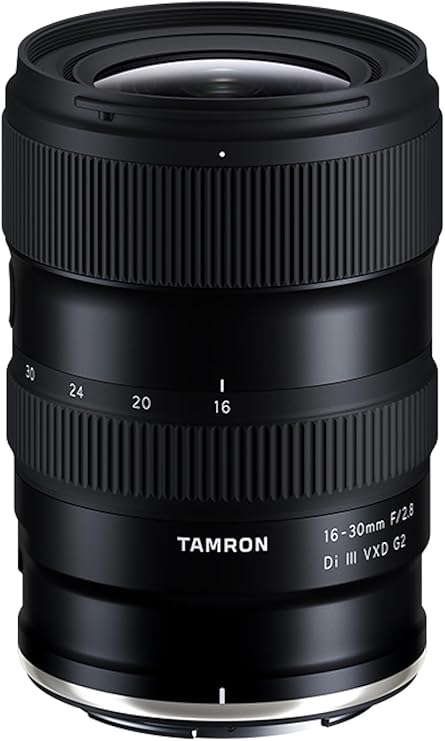 Tamron 16-30mm F/2.8 Di III VXD G2 for Sony E-Mount Full Frame and APS-C Mirrorless Cameras