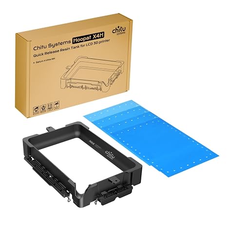 Chitu Systems Upgraded Hoopat X4H Quick Release Resin Vat+ 4Pcs PFA Film