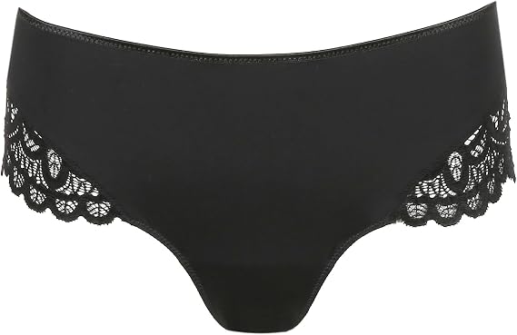 PrimaDonna Women's -1882 Twist First Night Boyshort Panty, 054, Black, L