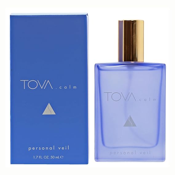 Tova Calm Personal Veil Fragrance Spray Ylang-Ylang Rose & Violet Floral Mist for Women USA Made & Cruelty-Free 1.7 fl oz
