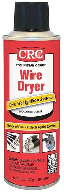 CRC, Wire Dryer, Wet Ignition System Dryer, 6 Wt Oz, 12 Pack