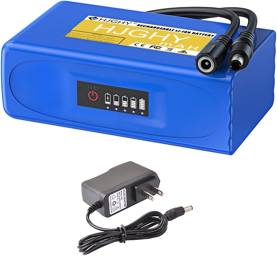 12V 24V PVCリチウム電池 3000mAh 8000mAh 10000mAh 16000mAh Lipo電池 充電器とBMS付き 0-200Wモーターキット用